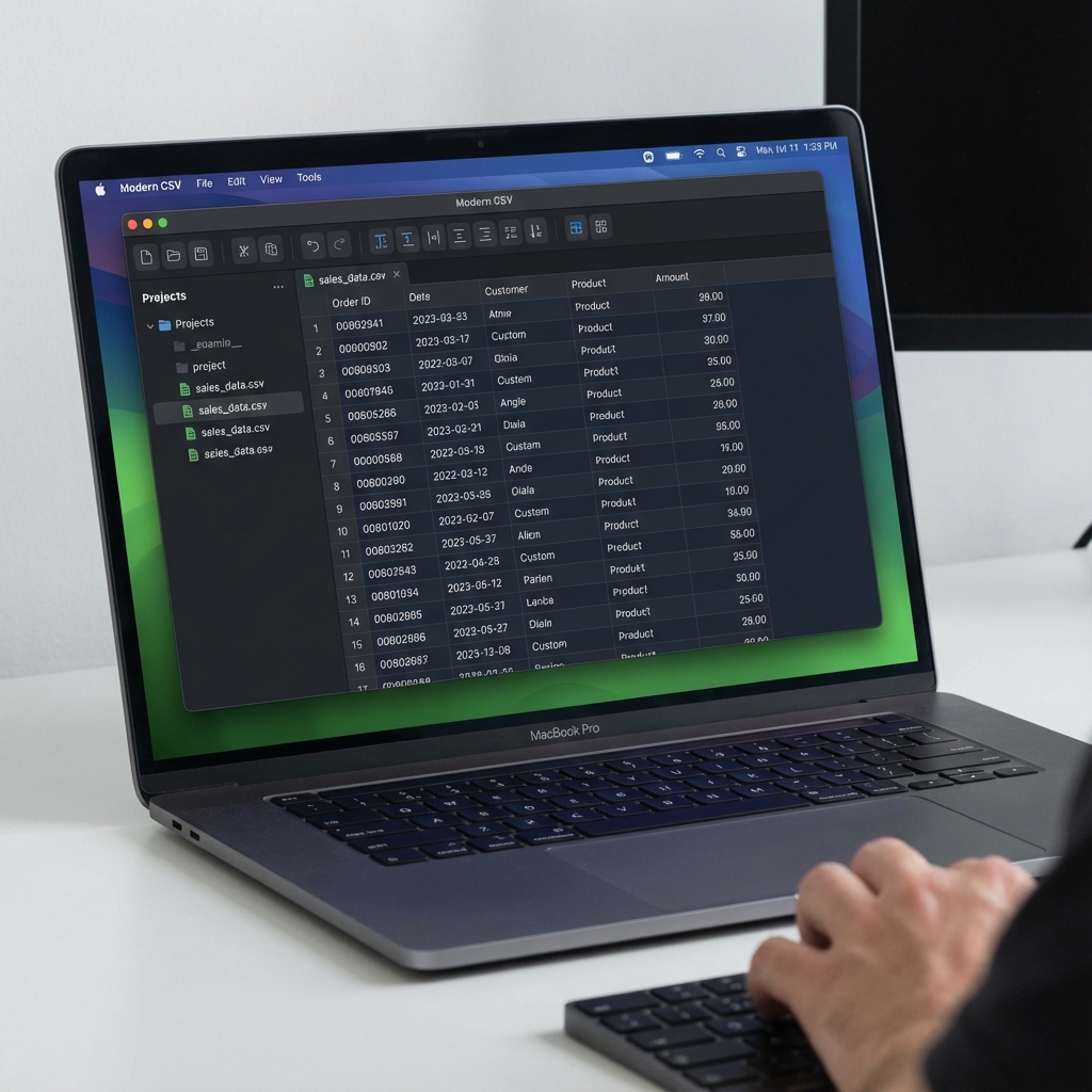 Modern CSV Interface